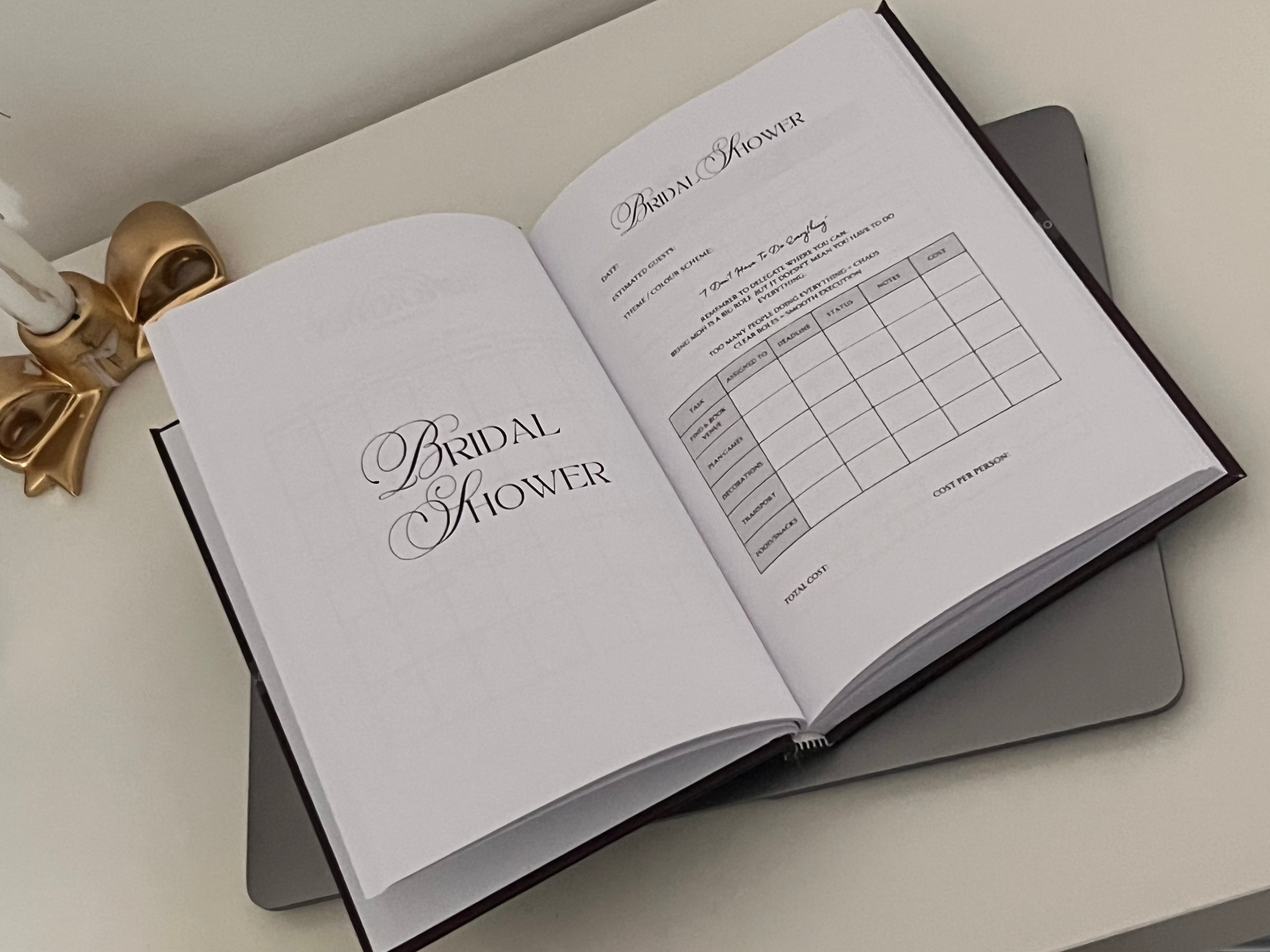 Maid of Honour Planner